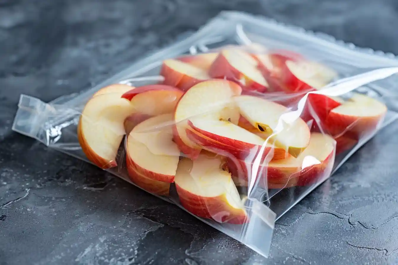 Äpfel vakuumverpackt