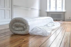 Matratze Vakuum verpackt zur Aufbewahrung